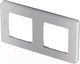 Миниатюра изображения товара Рамка для выключателей и розеток Legrand Inspiria 673942 (алюминий)