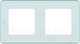 Миниатюра изображения товара Рамка для выключателей и розеток Legrand Inspiria 673945 (мятный)