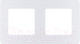 Миниатюра изображения товара Рамка для выключателей и розеток Legrand Inspiria 673946 (жемчуг)