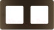 Миниатюра изображения товара Рамка для выключателей и розеток Legrand Inspiria 673949 (бронза)