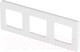 Миниатюра изображения товара Рамка для выключателей и розеток Legrand Inspiria 673950 (белый)