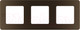Миниатюра изображения товара Рамка для выключателей и розеток Legrand Inspiria 673959 (бронза)
