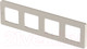 Миниатюра изображения товара Рамка для выключателей и розеток Legrand Inspiria 673968 (шампань)