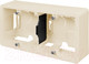 Миниатюра изображения товара Коробка открытого монтажа Legrand Inspiria 673991 (слоновая кость)