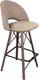 Миниатюра изображения товара Стул барный Sheffilton SHT-ST34-1/S80 (латте/темный орех/черный)