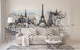 Миниатюра изображения товара Фотообои листовые Citydecor Акварельный Париж (300x150)