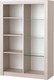 Миниатюра изображения товара Шкаф с витриной Памир Октава 1В1С (дуб клабхаус серый)