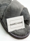 Миниатюра изображения товара Тапочки домашние Amaro Home Открытый нос / HOME-4005-Gr0-36 (р-р 36-38, графит)