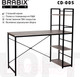 Миниатюра изображения товара Стол-стеллаж Brabix Loft Cd-005 / 641222 (дуб антик)