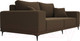 Миниатюра изображения товара Диван Лига Диванов Льюес 275 / 108605 (микровельвет, коричневый)