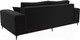 Миниатюра изображения товара Диван Лига Диванов Льюес 275 / 108608 (микровельвет, черный)