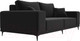Миниатюра изображения товара Диван Лига Диванов Льюес 275 / 108608 (микровельвет, черный)