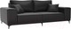 Миниатюра изображения товара Диван Лига Диванов Льюес 275 / 108615 (экокожа, черный)