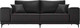 Миниатюра изображения товара Диван Лига Диванов Льюес 275 / 108615 (экокожа, черный)