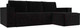 Миниатюра изображения товара Диван угловой Лига Диванов Куба 277 правый / 108650 (велюр, черный)
