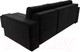 Миниатюра изображения товара Диван угловой Лига Диванов Куба 277 правый / 108650 (велюр, черный)