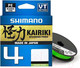 Миниатюра изображения товара Леска плетеная Shimano Kairiki 4 PE 0.215мм / LDM54TE2521515G (150м, зеленый)