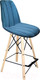 Миниатюра изображения товара Стул барный Sheffilton SHT-ST29-C1/S80-1 (морская глубина/прозрачный лак/черный муар)