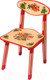 Миниатюра изображения товара Стул детский Хохломская Роспись Ягода/Цветок 8215