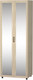 Миниатюра изображения товара Шкаф Премиум Гармония двухстворчатый с зеркалами (шимо светлый)