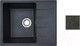 Миниатюра изображения товара Мойка кухонная со смесителем БелЭворс Mila L + смеситель W4998-4-22 + дозатор L405F (черный)