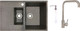 Миниатюра изображения товара Мойка кухонная со смесителем БелЭворс Forma R + смеситель W4998-4 + дозатор L405-1 (серый)
