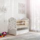 Миниатюра изображения товара Детская кроватка VDK Funny Bears маятник и ящик (белый)