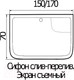 Миниатюра изображения товара Ванна акриловая Wemor 170/70/55 S