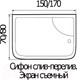 Миниатюра изображения товара Ванна акриловая Wemor 170/80/55 S