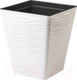 Миниатюра изображения товара Кашпо Formplastic Sahara Dunes / 3920-011 (белый)