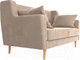 Миниатюра изображения товара Диван Лига Диванов Брайтон 281 2-х местный / 108914 (велюр, бежевый)
