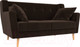 Миниатюра изображения товара Диван Лига Диванов Брайтон 281 2-х местный / 108926 (микровельвет, коричневый)