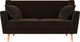 Миниатюра изображения товара Диван Лига Диванов Брайтон 281 2-х местный / 108926 (микровельвет, коричневый)