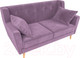 Миниатюра изображения товара Диван Лига Диванов Брайтон 281 2-х местный / 108927 (микровельвет, сиреневый)