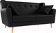 Миниатюра изображения товара Диван Лига Диванов Брайтон 281 2-х местный / 108936 (экокожа, черный)