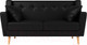 Миниатюра изображения товара Диван Лига Диванов Брайтон 281 2-х местный / 108936 (экокожа, черный)