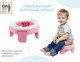Миниатюра изображения товара Дорожный горшок Roxy-Kids HandyPotty / HP-250RG (розовый)