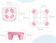 Миниатюра изображения товара Дорожный горшок Roxy-Kids HandyPotty / HP-255E (розовый)