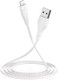 Миниатюра изображения товара Кабель Borofone BX18 USB Lightning (1м, белый)
