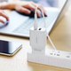 Миниатюра изображения товара Зарядное устройство сетевое Borofone BA37A 2USB Lightning (белый)