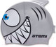 Миниатюра изображения товара Шапочка для плавания Atemi FC203 (рыбка/серебристый)