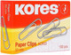 Миниатюра изображения товара Скрепки Kores 33мм / 43011.02 (100шт, серебристый)