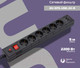 Миниатюра изображения товара Сетевой фильтр Buro BU-SP5 USB 2A-B