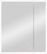 Миниатюра изображения товара Шкаф с зеркалом для ванной Континент Reflex Led 70x80 (с датчиком движения)