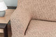 Миниатюра изображения товара Чехол на 2-х местный диван Софатэкс Стандарт Венеция ПО-9 без оборки / 01195 (капучино)