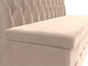 Миниатюра изображения товара Скамья кухонная мягкая Лига Диванов Вента 284 / 108760 (велюр, бежевый)