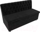 Миниатюра изображения товара Скамья кухонная мягкая Лига Диванов Вента 284 / 108767 (велюр, черный)