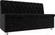 Миниатюра изображения товара Скамья кухонная мягкая Лига Диванов Вента 284 / 108767 (велюр, черный)