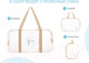 Миниатюра изображения товара Комплект сумок в роддом Roxy-Kids RKB-002 (3шт, бежевый)