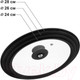 Миниатюра изображения товара Крышка стеклянная Appetite ZH24-28SSB (черный)
